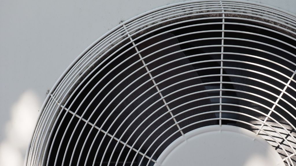  Cannabis HVAC Compressor Fan Releasing Hot Air to Support Proper Cannabis Ventilation
