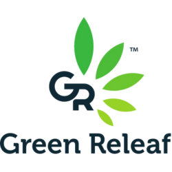 Logo of Green Releaf, a Virginia-based cannabis company supported by Catalyst BC.