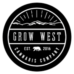 Logo of Grow West Cannabis Company, a Maryland-based cannabis cultivator supported by Catalyst BC.