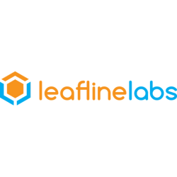 Logo of Leafline Labs, a Minnesota-based cannabis company supported by Catalyst BC.