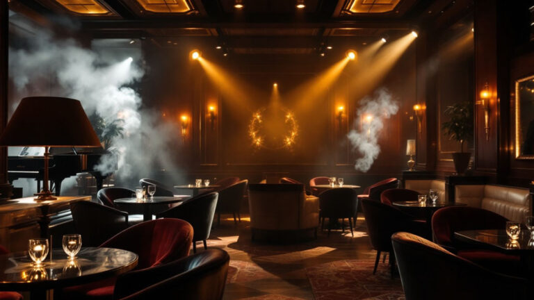 Modern interior design of a Nevada cannabis lounge with stylish seating and ventilation features