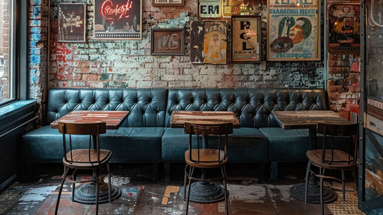 Modern New Mexico cannabis lounge interior design with compliant layout