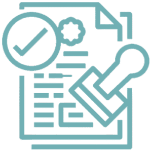 Cannabis consultant reviewing cannabis license application documents.